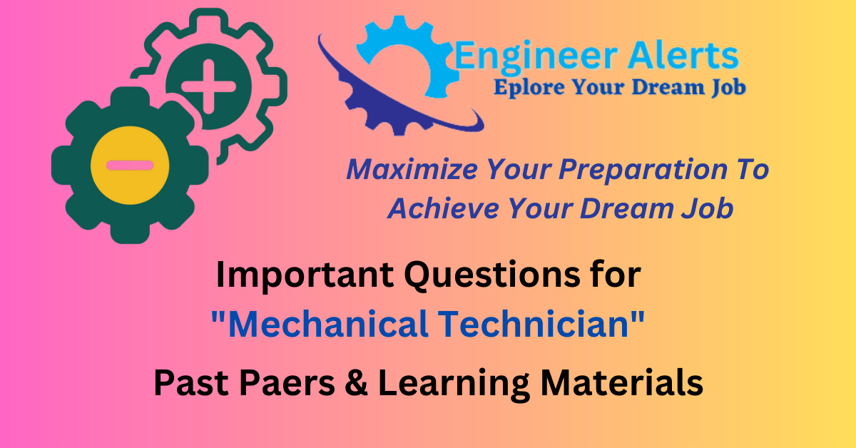 Important Questions For an Industrial Mechanical Maintenance Technician