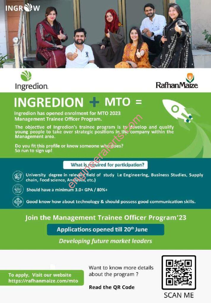 Management Trainee Engineers in Rafhan Maize 2023