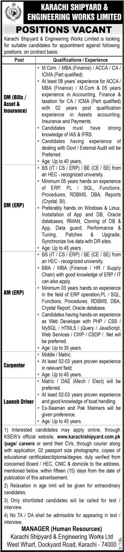 KSEW Jobs 2023