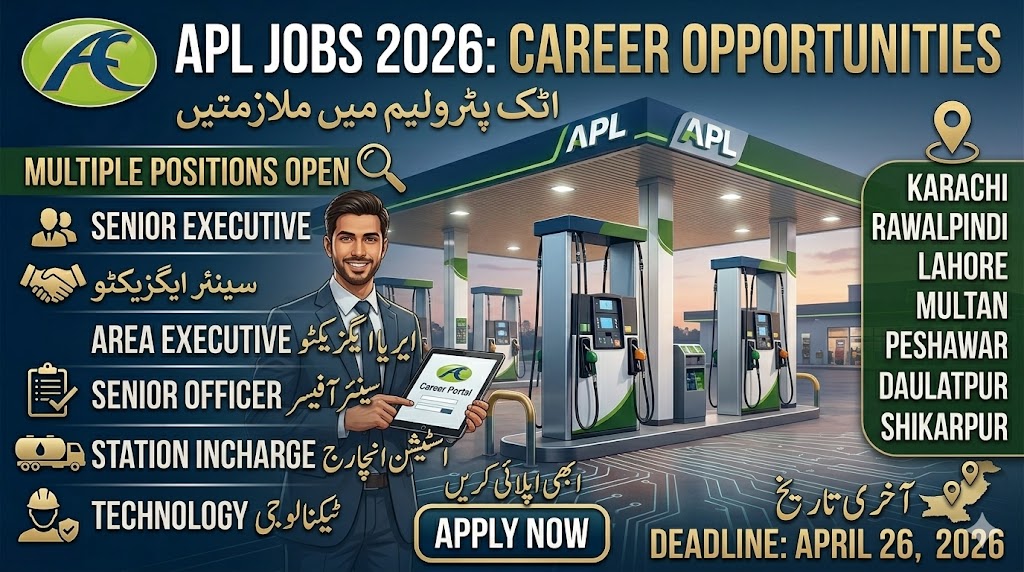 Attock Petroleum APL Jobs 2026|jobs@apl.com.pk careers