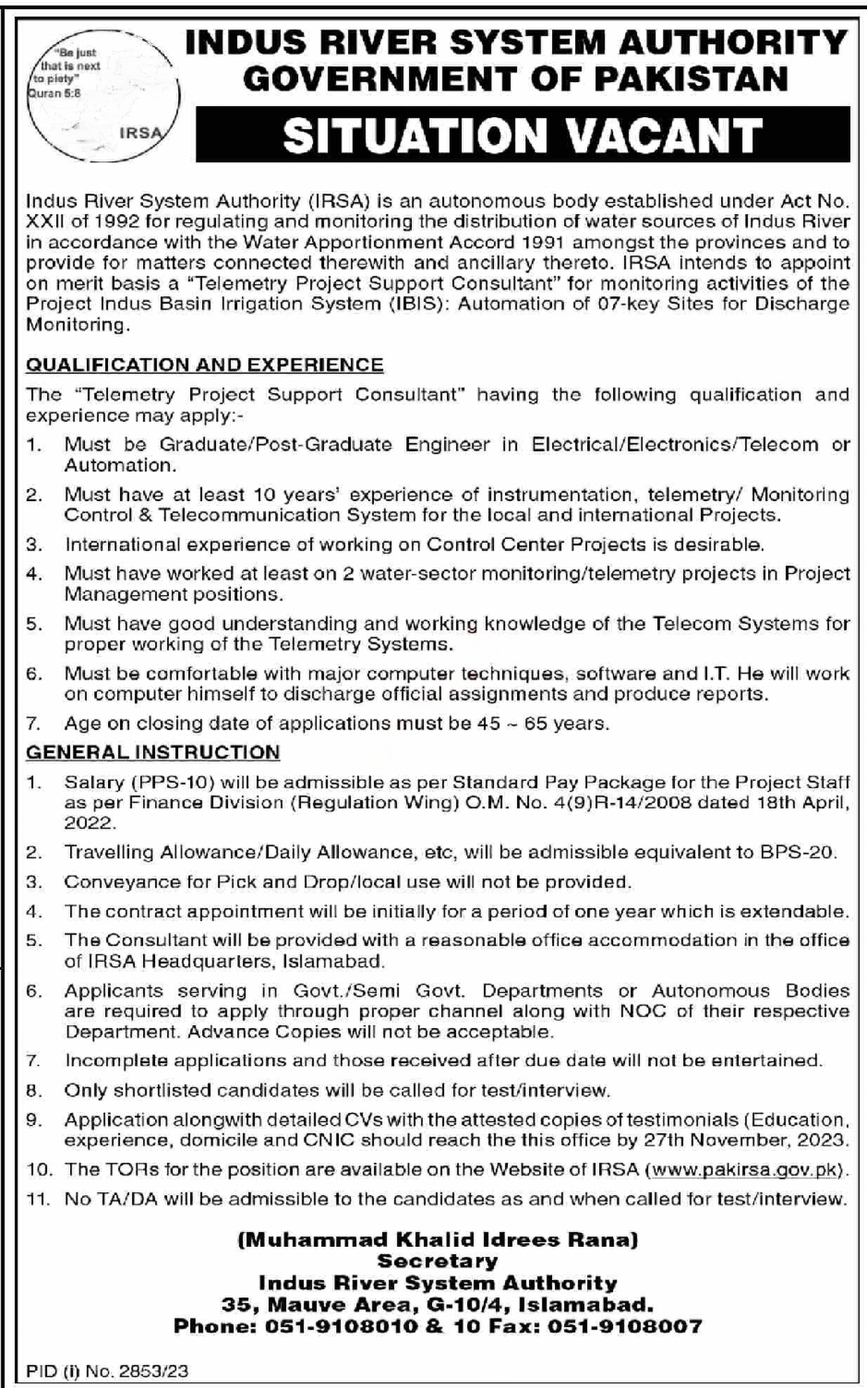 (IRSA)Jobs