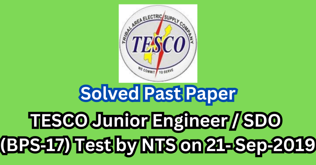 TESCO Junior Engineer test