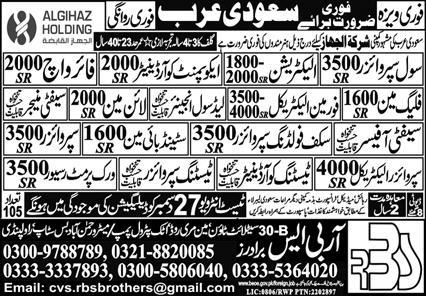 ALGIHAZ HOLDING Saudi Arabia Jobs