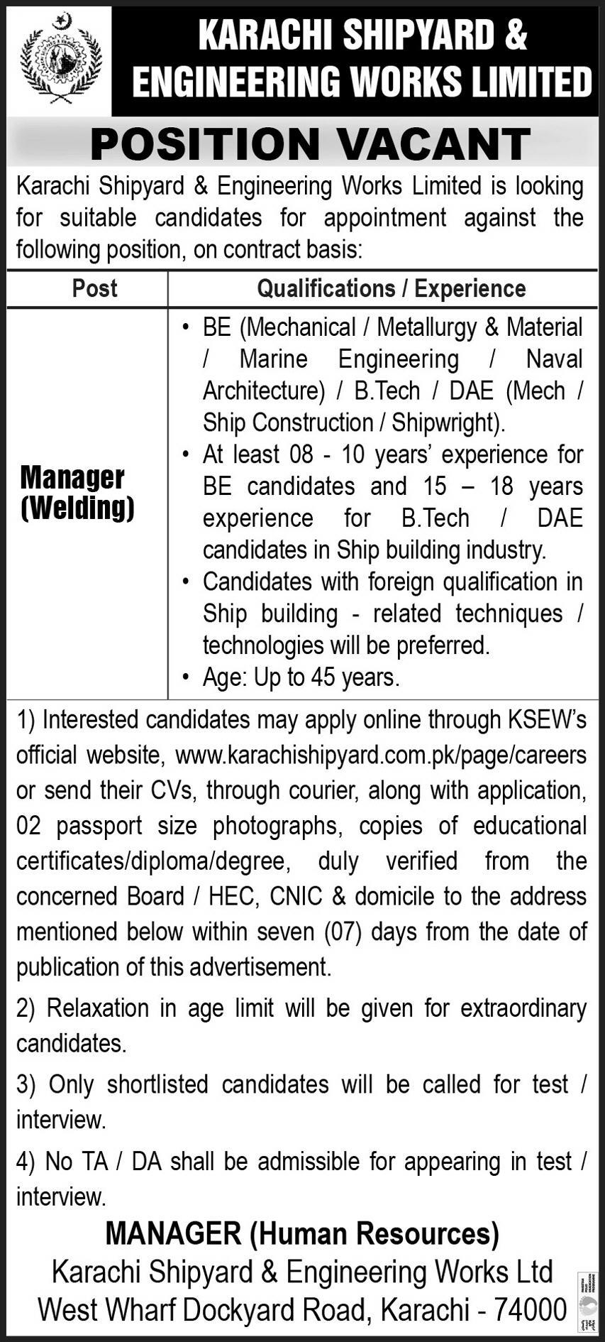 KSEW Jobs 2024