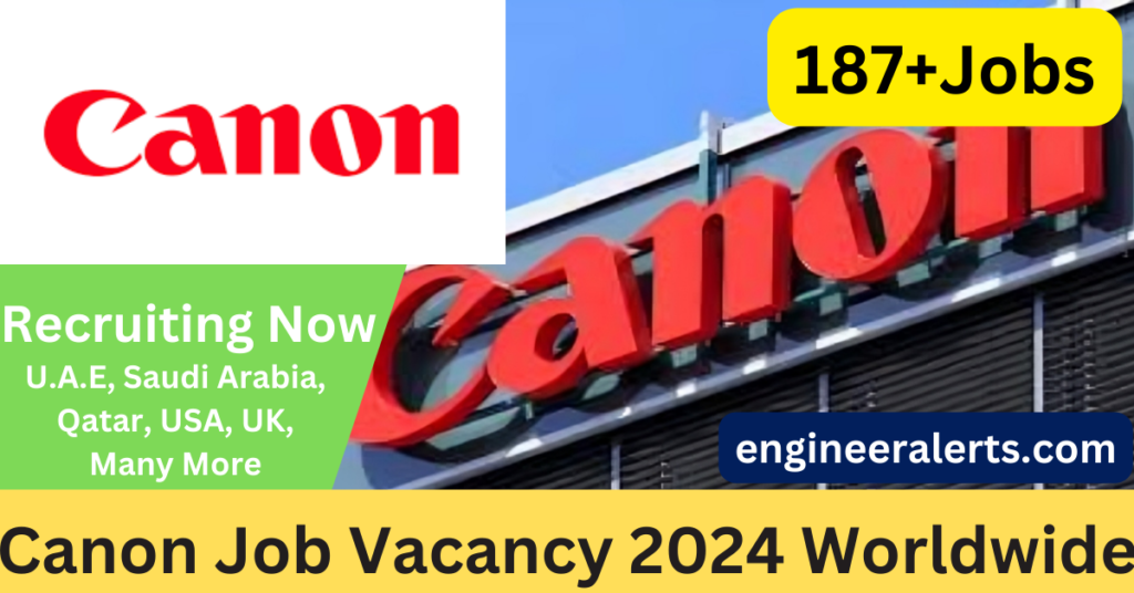 Canon Jobs 2024