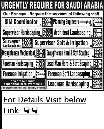 Urgent Job Openings in Saudi Arabia