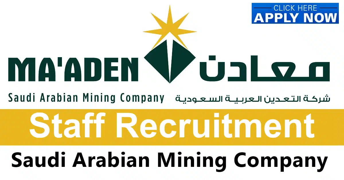 Maaden Job Vacancies