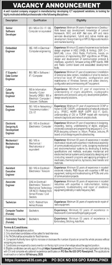 Manufacturing Company Jobs