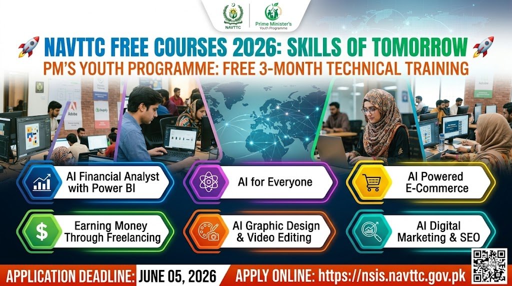 NAVTTC Free Courses 2026: Apply Online For Skills Of Tomorrow Program